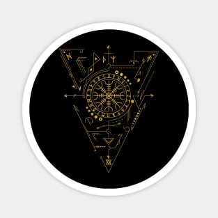 Helm of Awe - Aegishjalmur | Norse Pagan Symbol Magnet